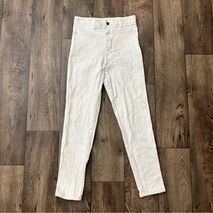 Vintage Y2K Wave USA White Jeans Size 13/14 – High Waist - 26” Waist / Size 2 XS
